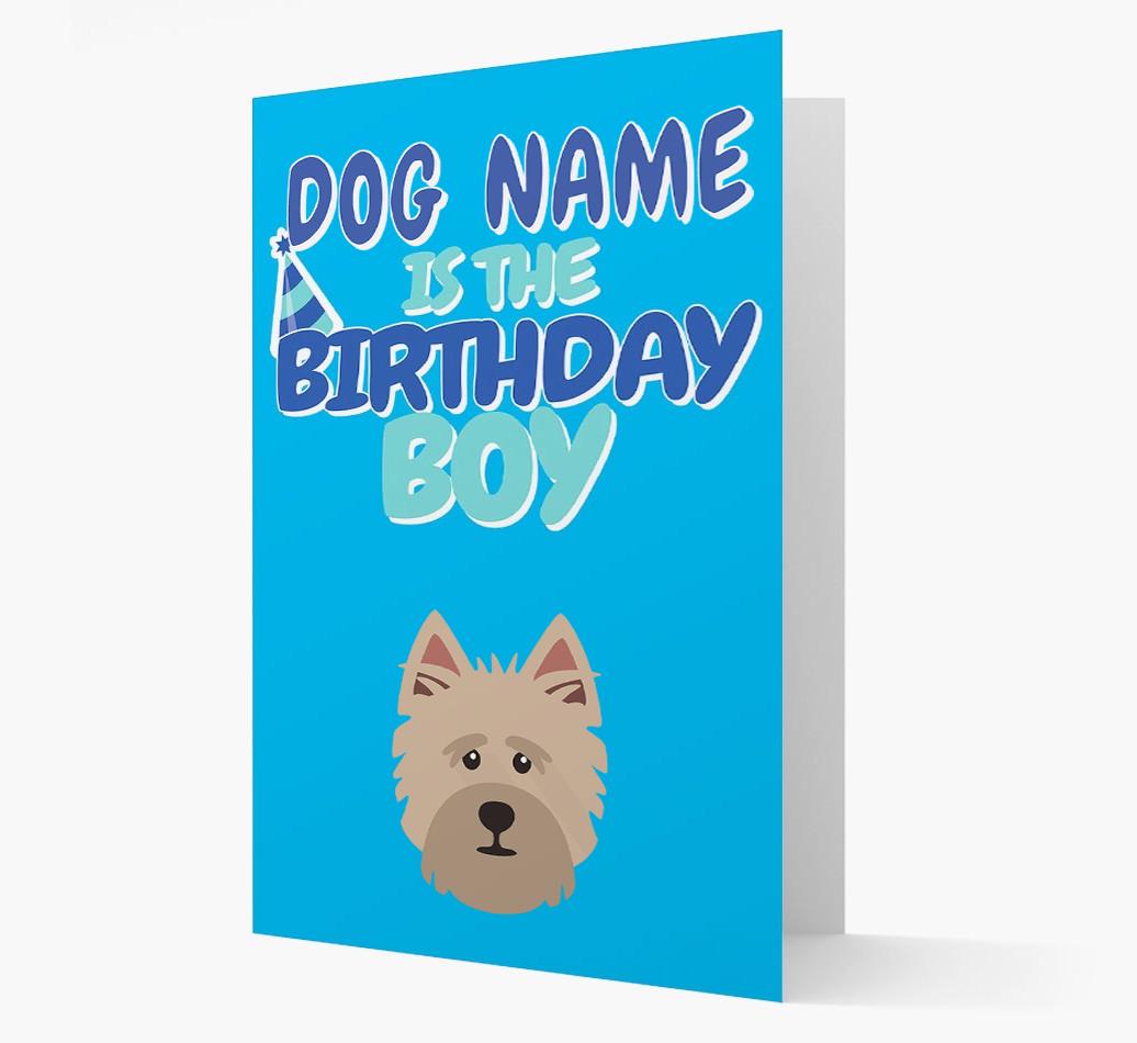 'Birthday Boy' Card with {breedFullName} Icon