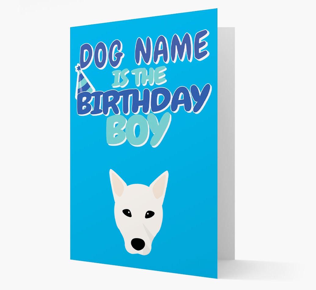 'Birthday Boy' Card with {breedFullName} Icon