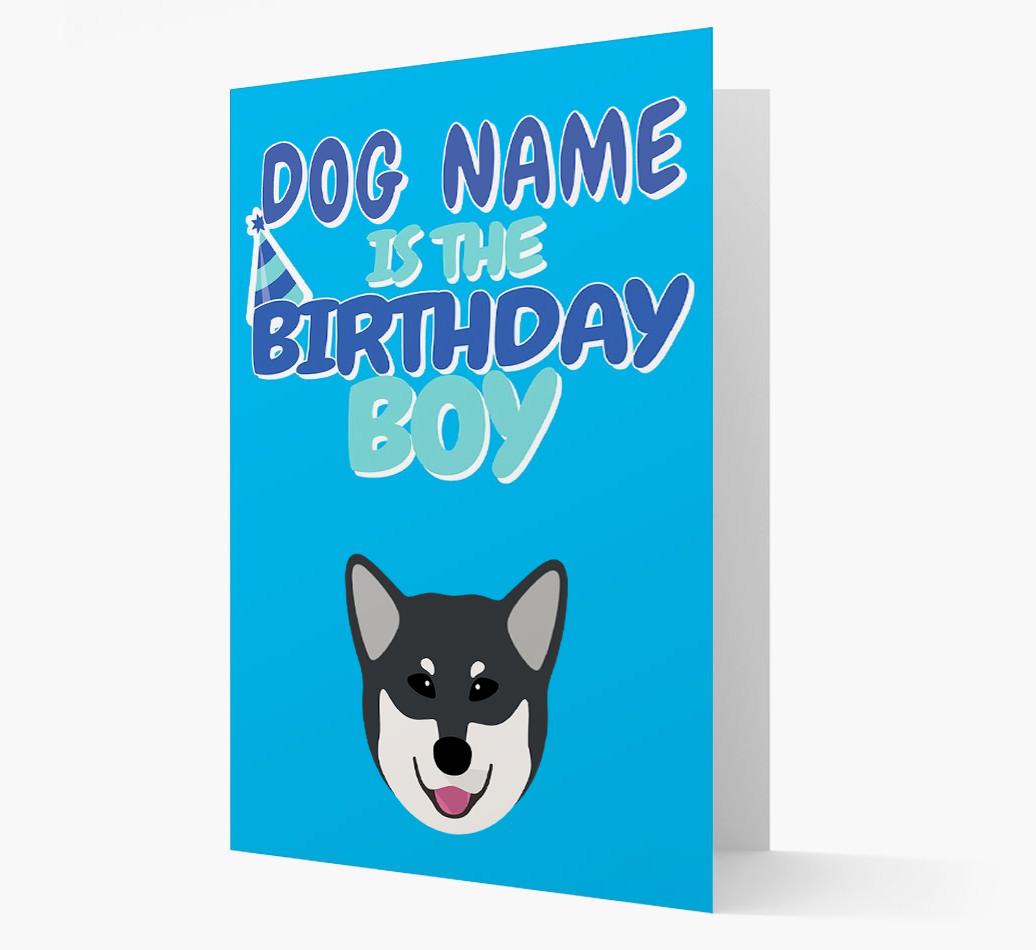 'Birthday Boy' Card with {breedFullName} Icon