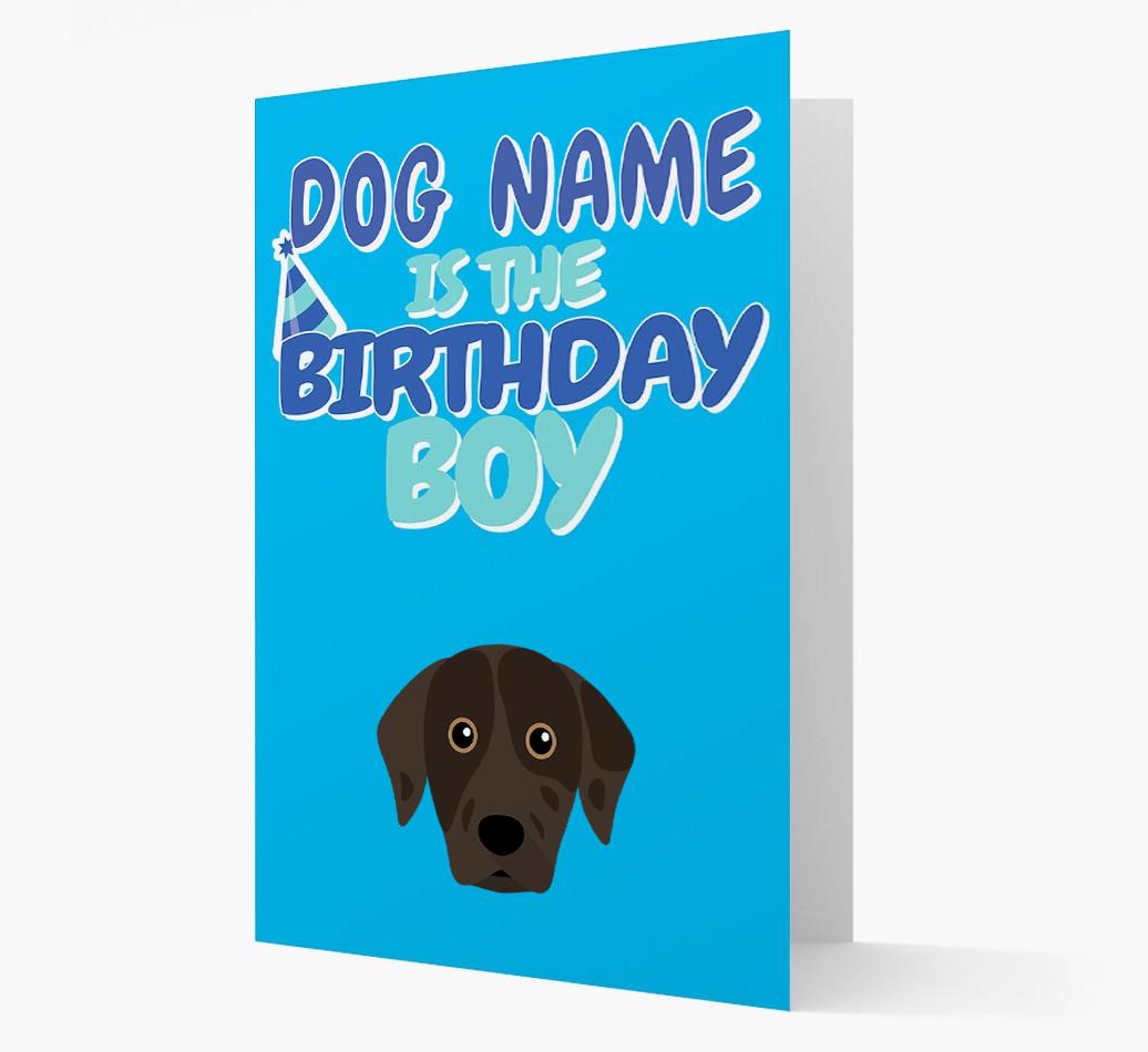 'Birthday Boy' Card with {breedFullName} Icon