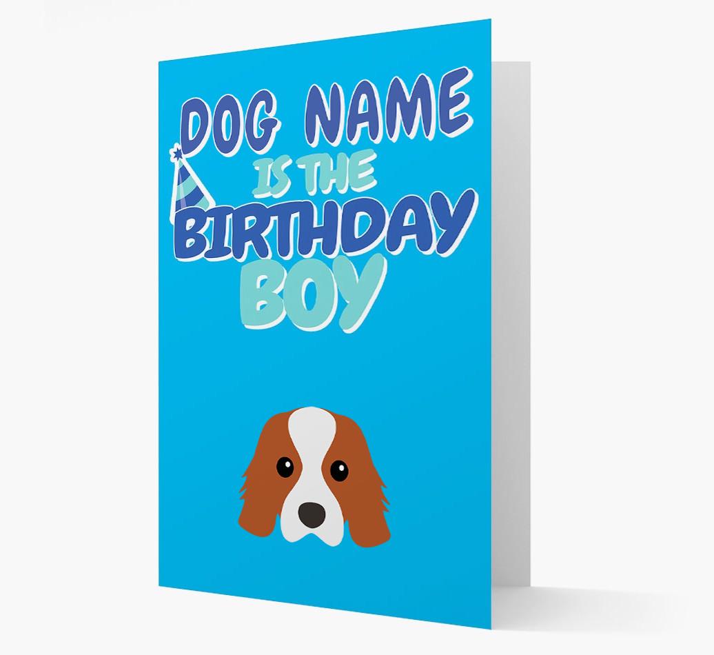 'Birthday Boy' Card with {breedFullName} Icon