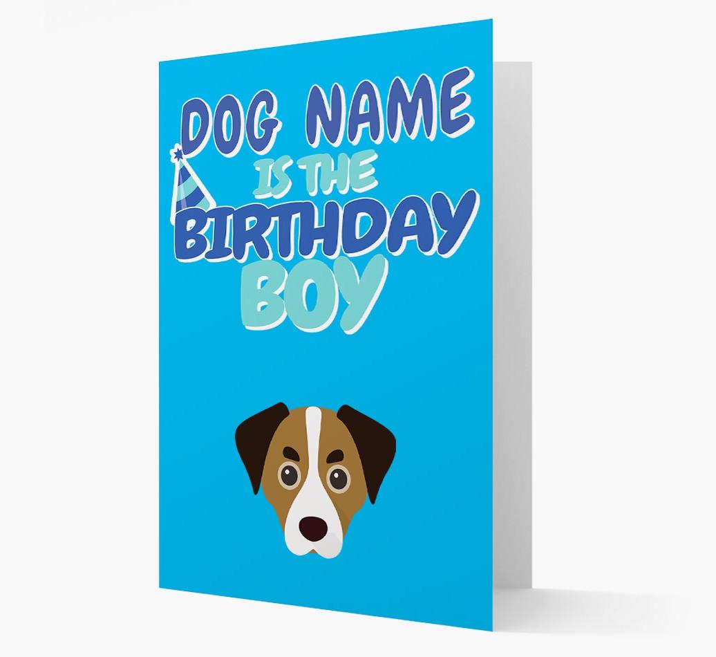 'Birthday Boy' Card with {breedFullName} Icon