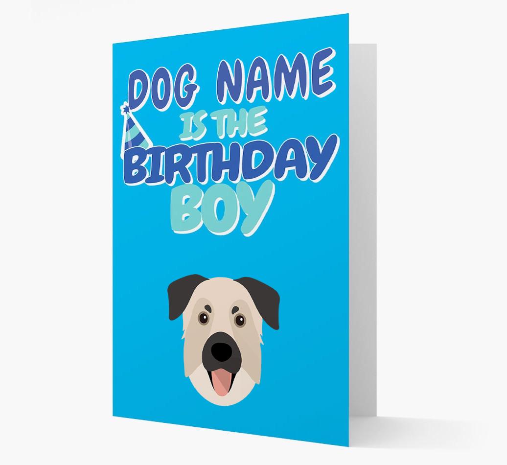 'Birthday Boy' Card with {breedFullName} Icon