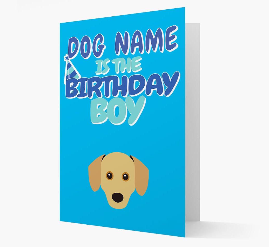 'Birthday Boy' Card with {breedFullName} Icon