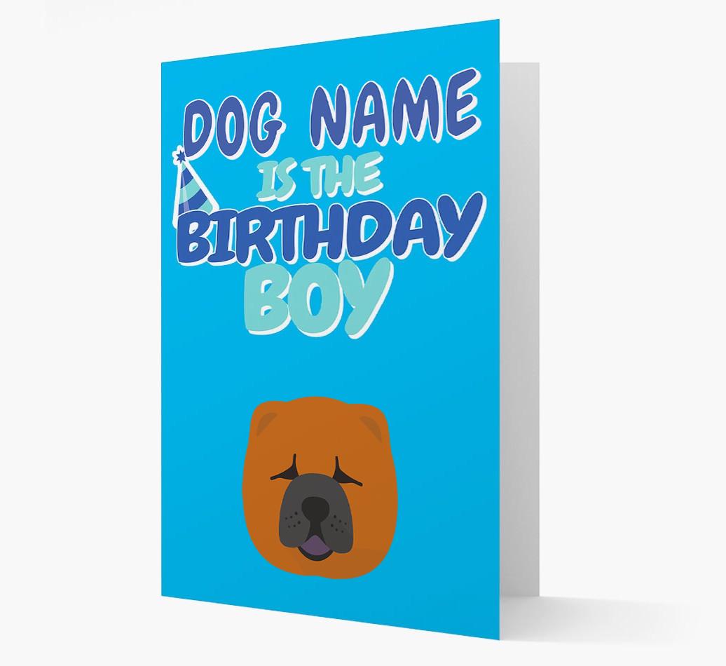 'Birthday Boy' Card with {breedFullName} Icon