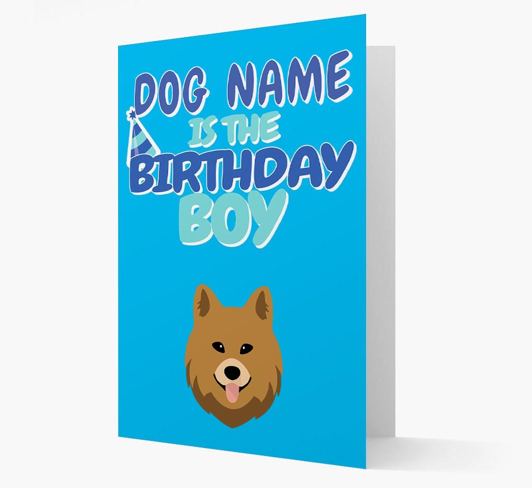 'Birthday Boy' Card with {breedFullName} Icon