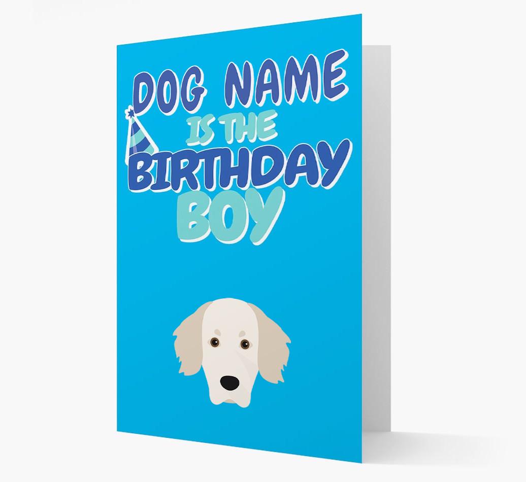 'Birthday Boy' Card with {breedFullName} Icon