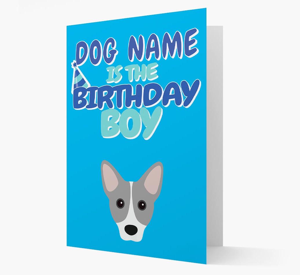 'Birthday Boy' Card with {breedFullName} Icon