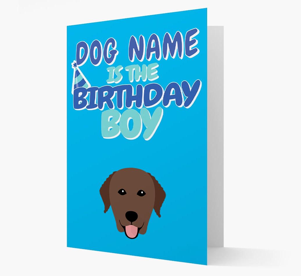 'Birthday Boy' Card with {breedFullName} Icon