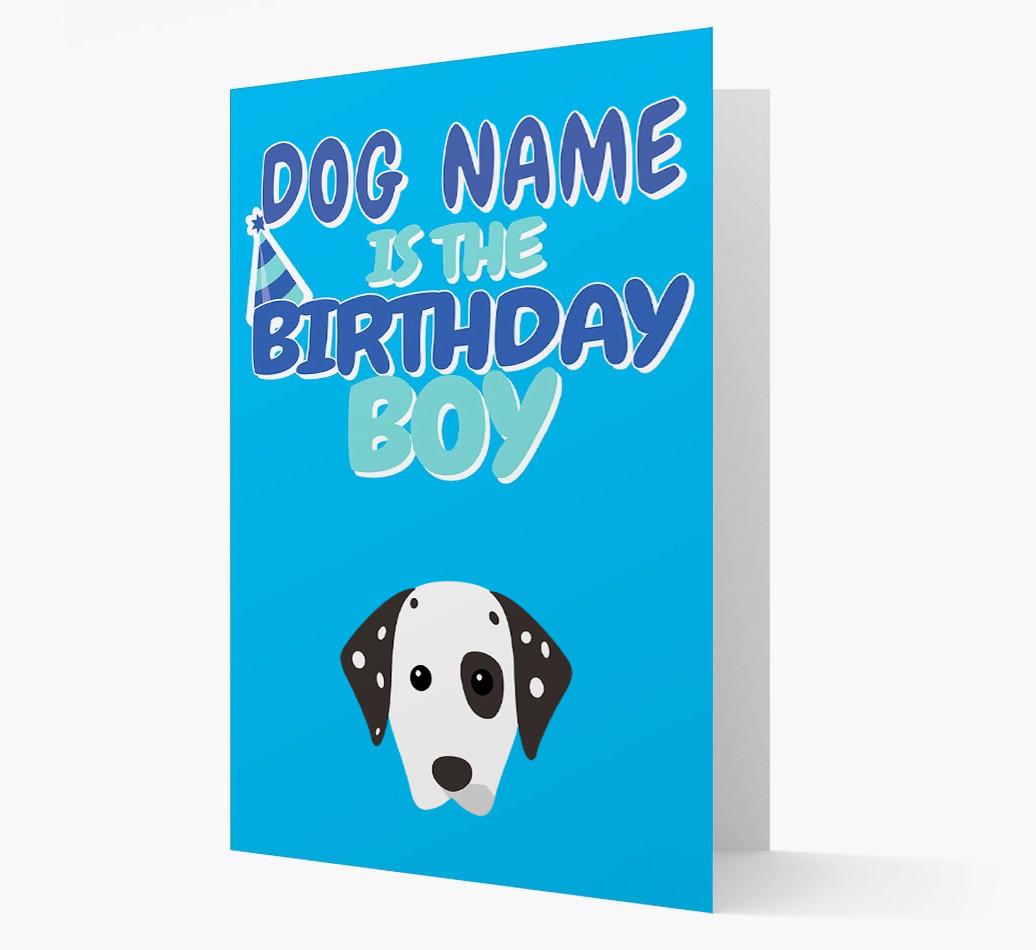 'Birthday Boy' Card with {breedFullName} Icon