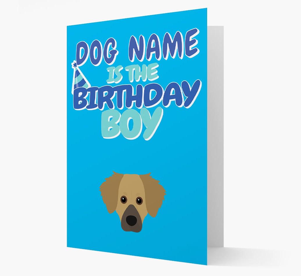 'Birthday Boy' Card with {breedFullName} Icon