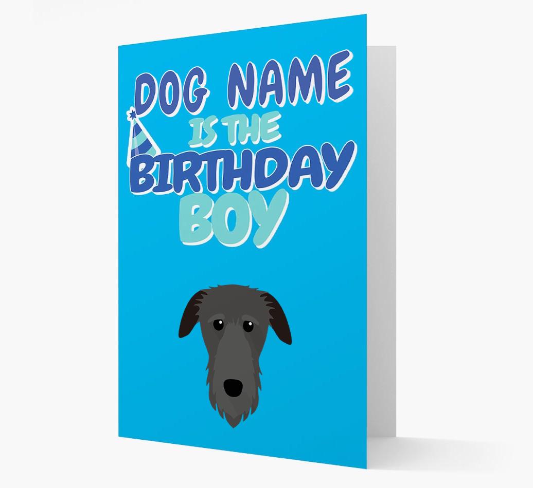 'Birthday Boy' Card with {breedFullName} Icon