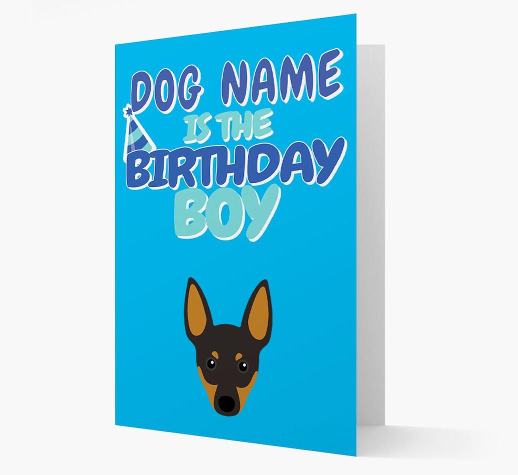 'Birthday Boy' Card with {breedFullName} Icon