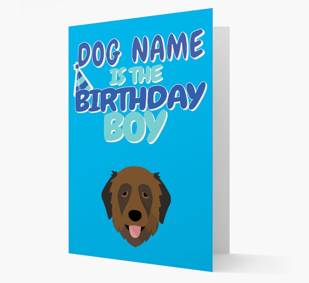 'Birthday Boy' Card with {breedFullName} Icon