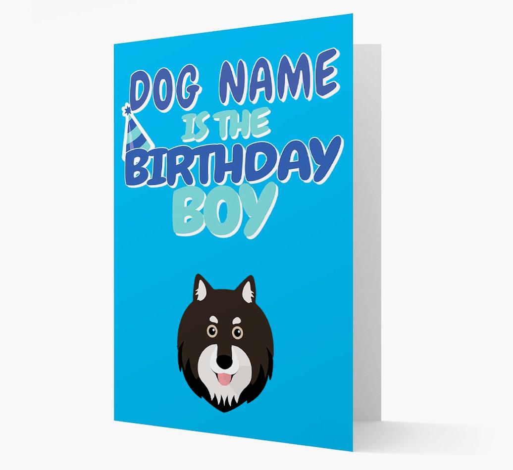 'Birthday Boy' Card with {breedFullName} Icon
