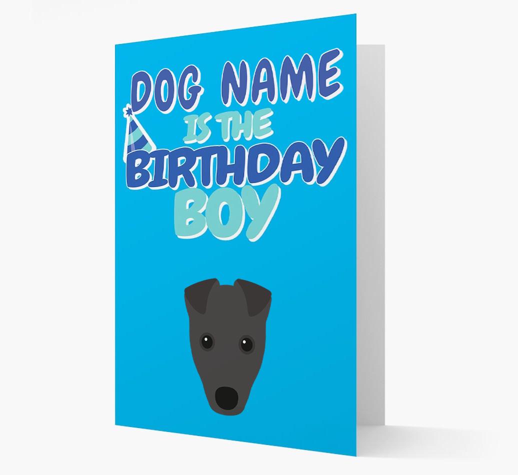 'Birthday Boy' Card with {breedFullName} Icon