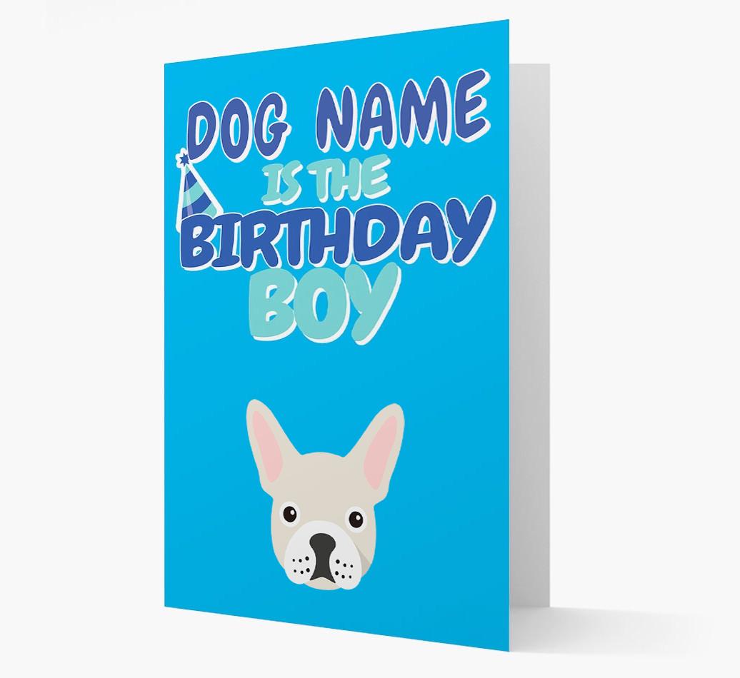 'Birthday Boy' Card with {breedFullName} Icon