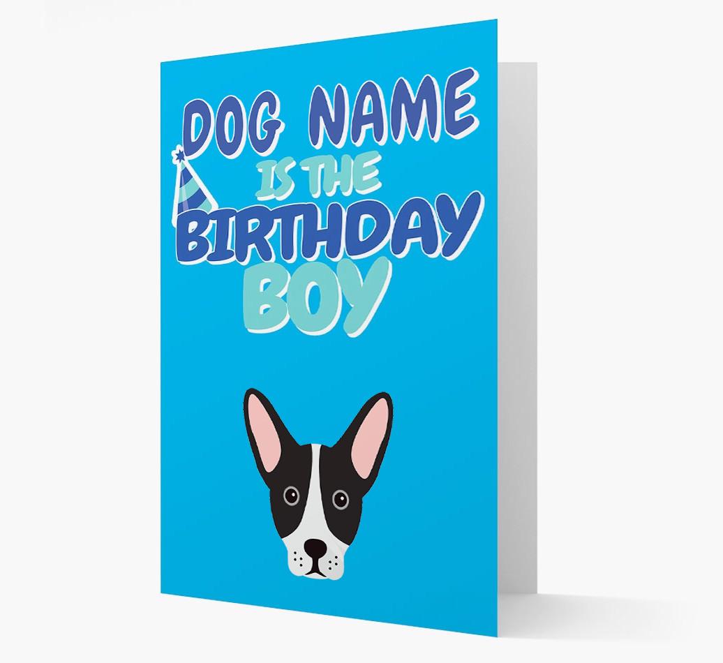 'Birthday Boy' Card with {breedFullName} Icon