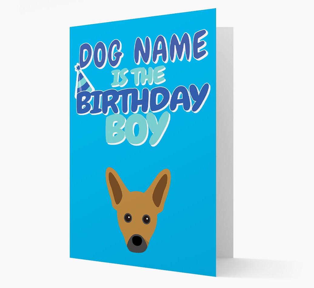 'Birthday Boy' Card with {breedFullName} Icon