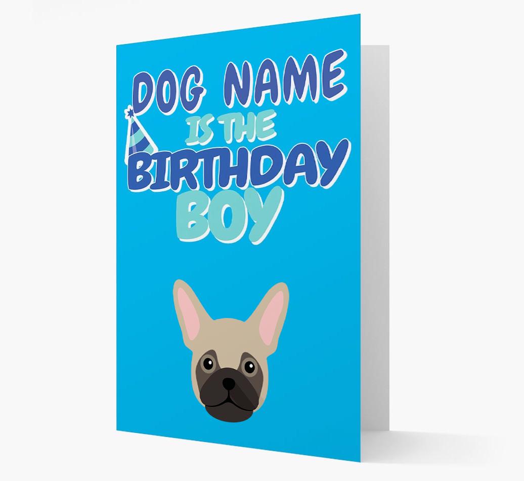 'Birthday Boy' Card with {breedFullName} Icon