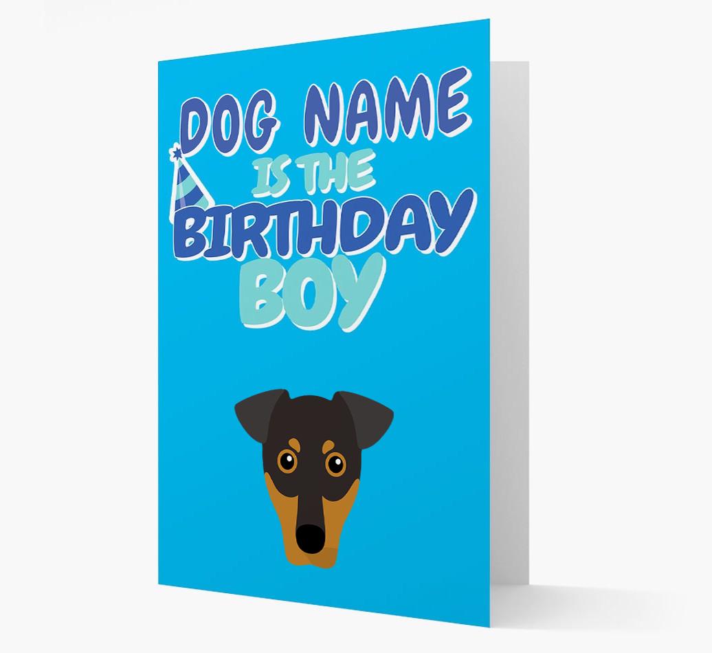 'Birthday Boy' Card with {breedFullName} Icon