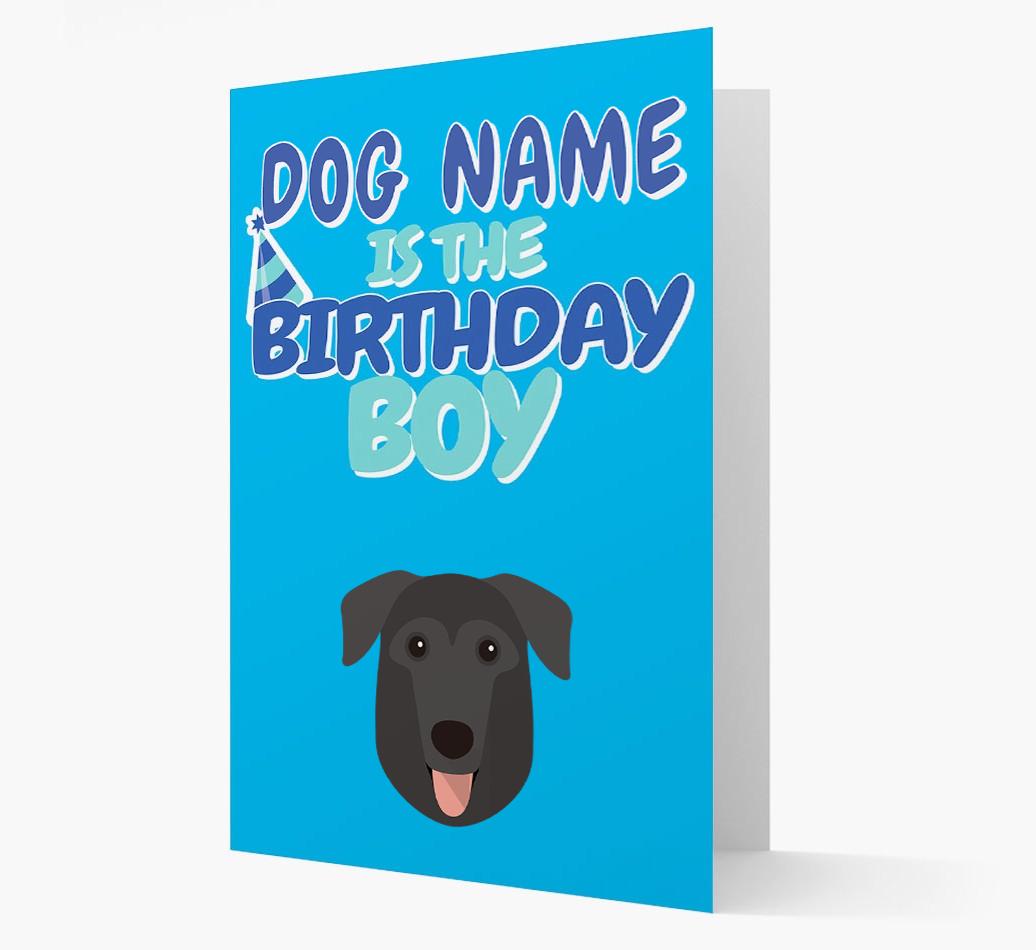'Birthday Boy' Card with {breedFullName} Icon