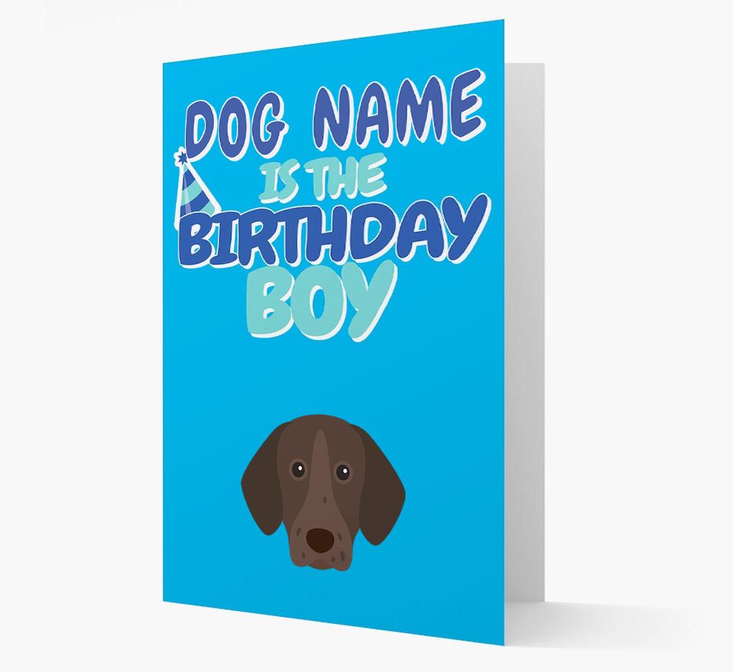 'Birthday Boy' Card with {breedFullName} Icon