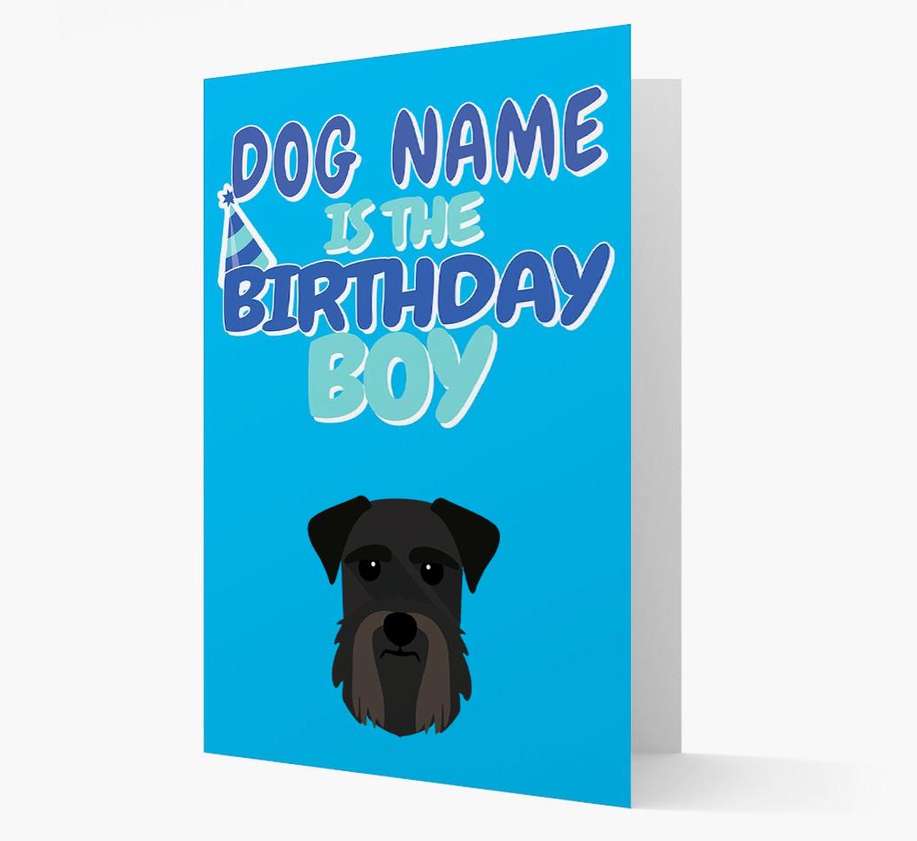 'Birthday Boy' Card with {breedFullName} Icon