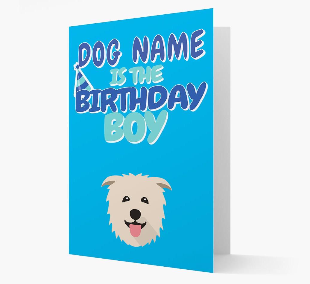 'Birthday Boy' Card with {breedFullName} Icon