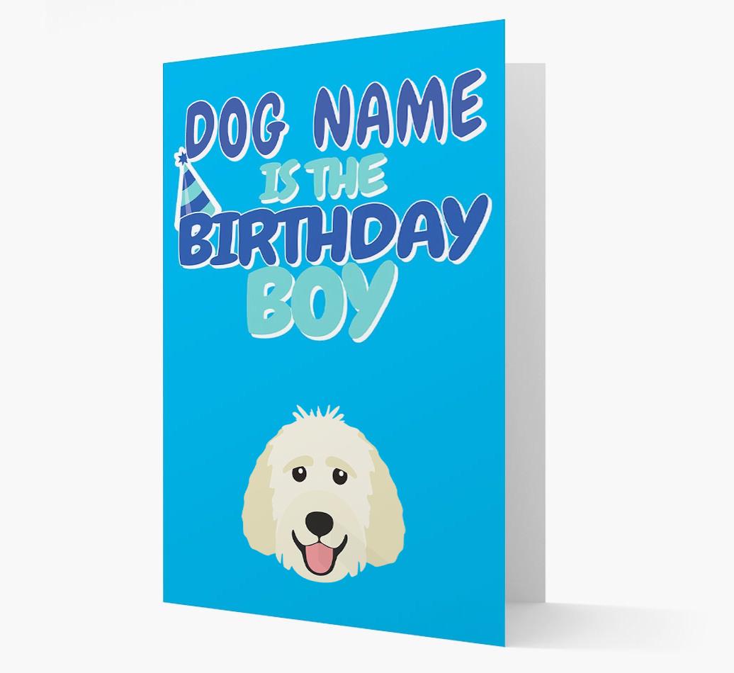 'Birthday Boy' Card with {breedFullName} Icon