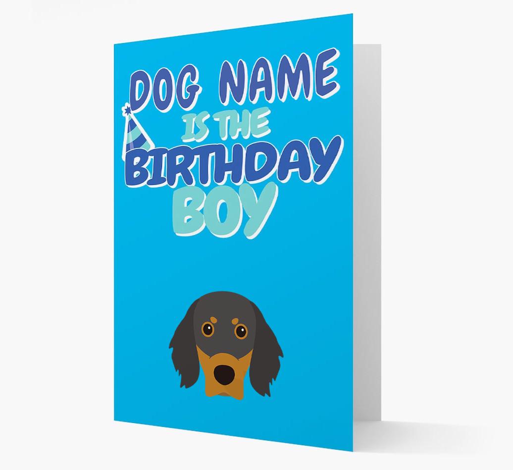 'Birthday Boy' Card with {breedFullName} Icon