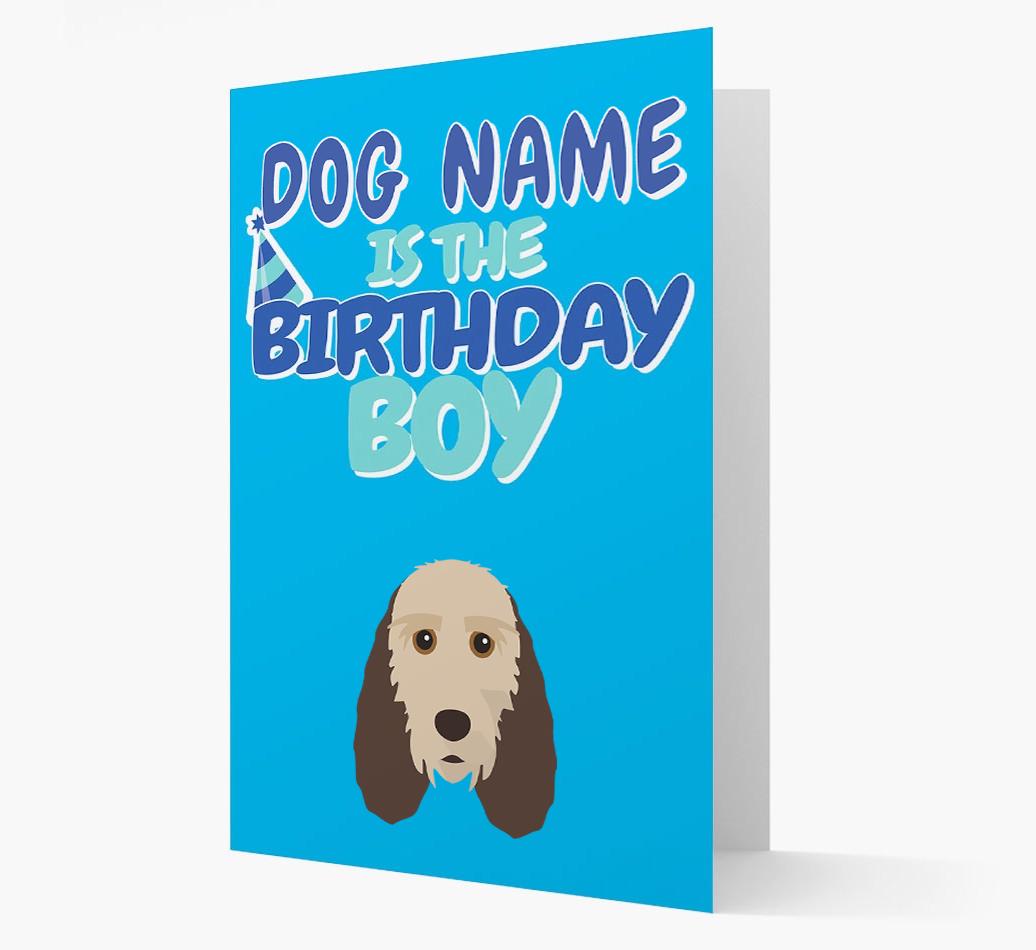 'Birthday Boy' Card with {breedFullName} Icon