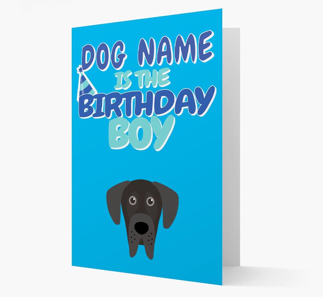 'Birthday Boy' Card with {breedFullName} Icon