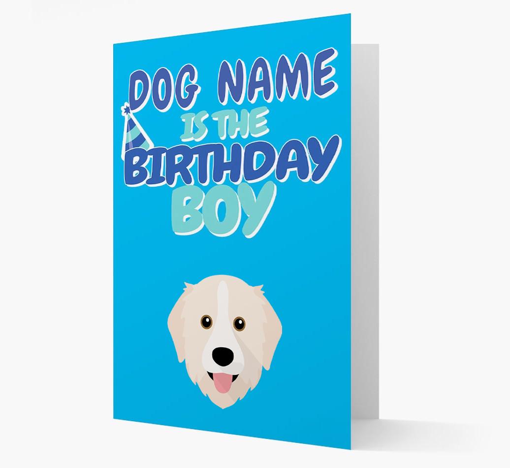 'Birthday Boy' Card with {breedFullName} Icon
