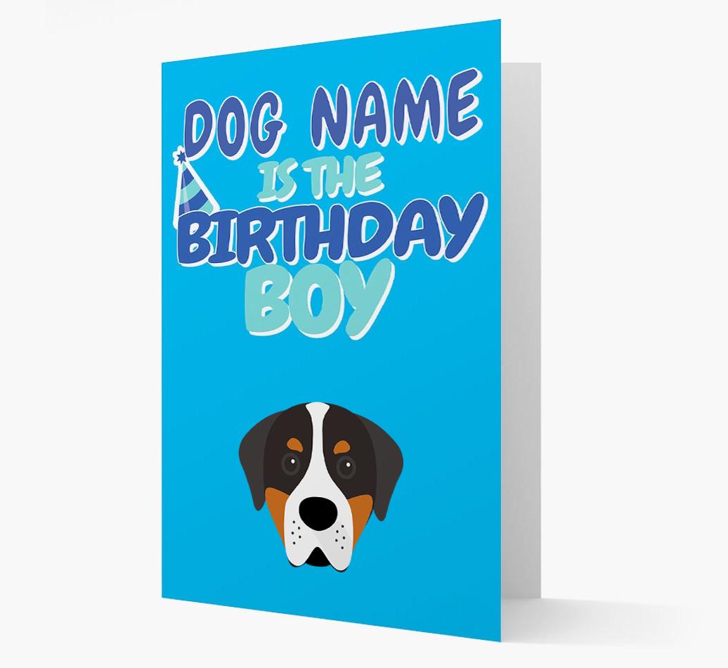 'Birthday Boy' Card with {breedFullName} Icon