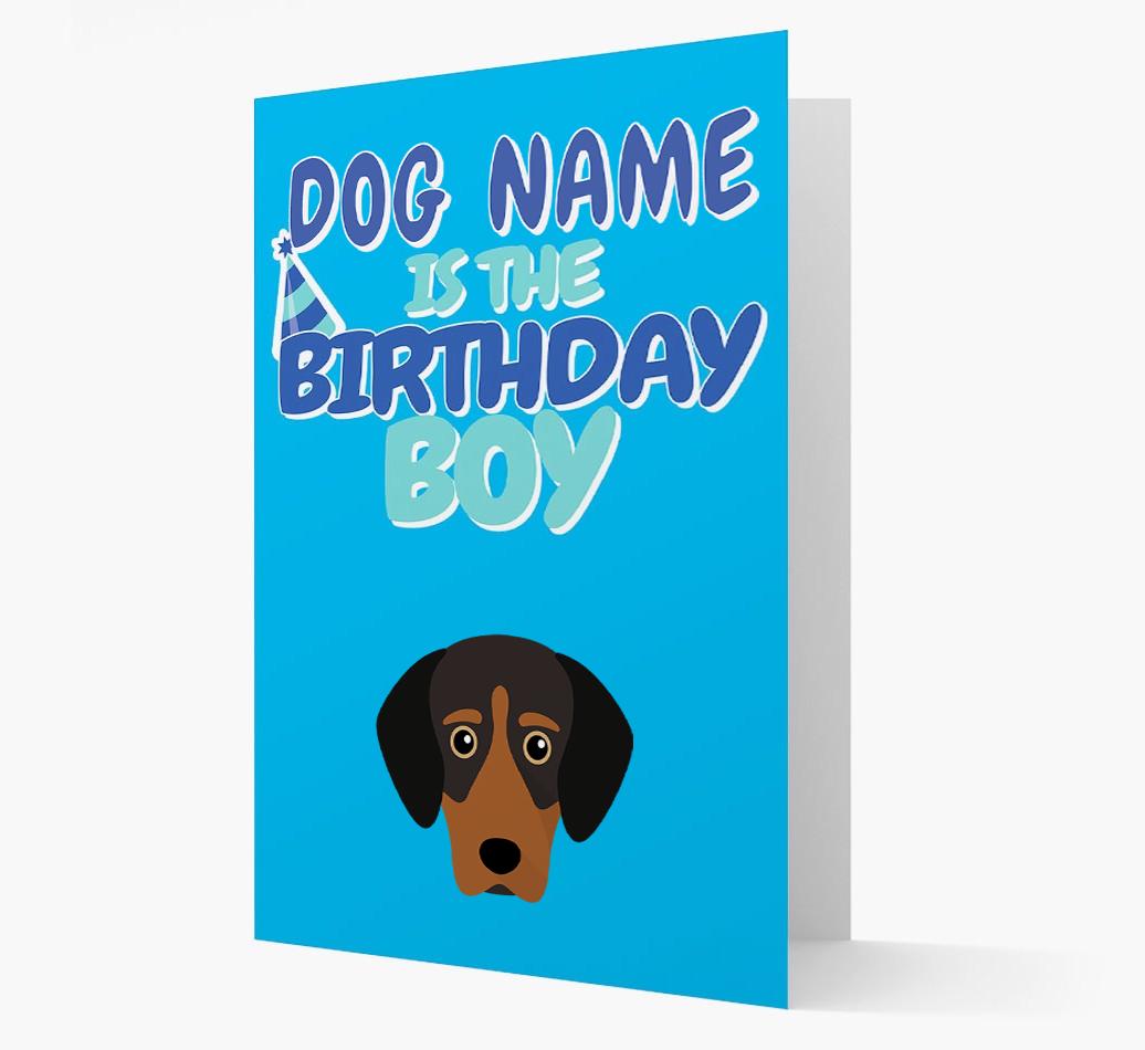 'Birthday Boy' Card with {breedFullName} Icon
