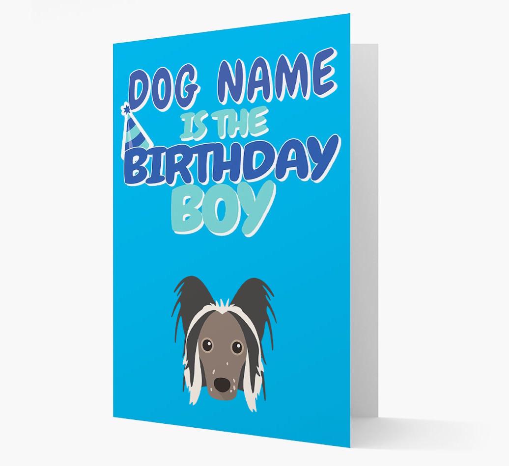 'Birthday Boy' Card with {breedFullName} Icon