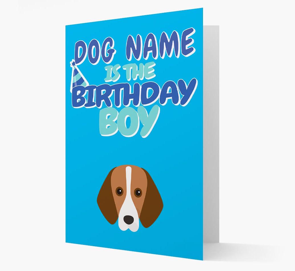 'Birthday Boy' Card with {breedFullName} Icon
