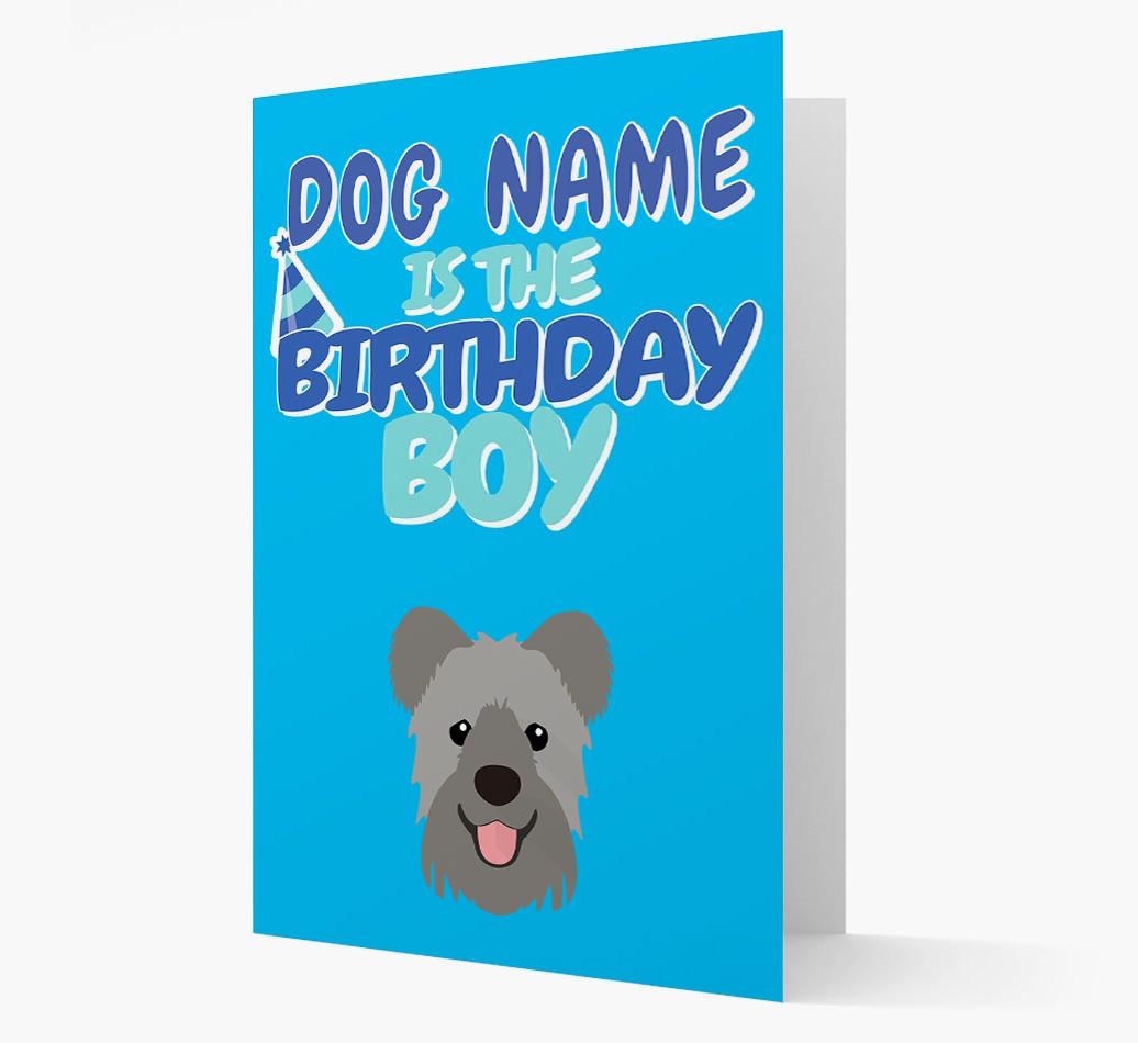 'Birthday Boy' Card with {breedFullName} Icon