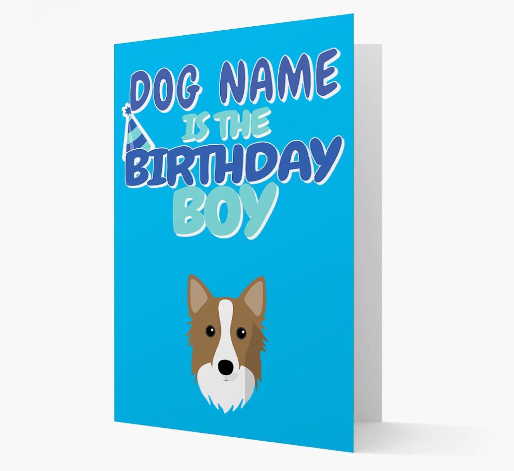 'Birthday Boy' Card with {breedFullName} Icon