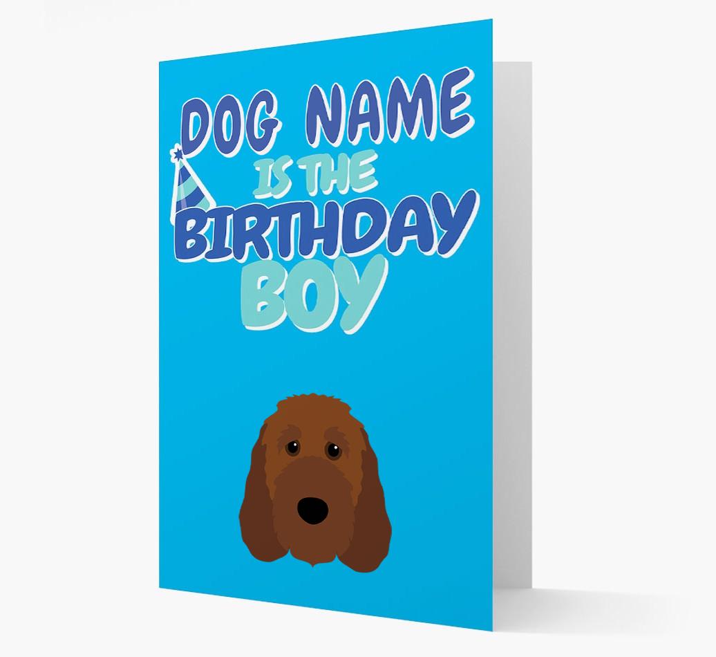 'Birthday Boy' Card with {breedFullName} Icon