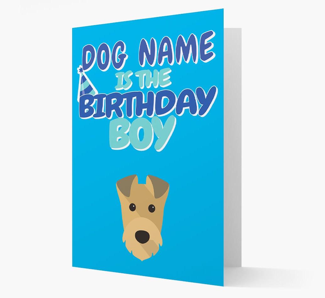 'Birthday Boy' Card with {breedFullName} Icon