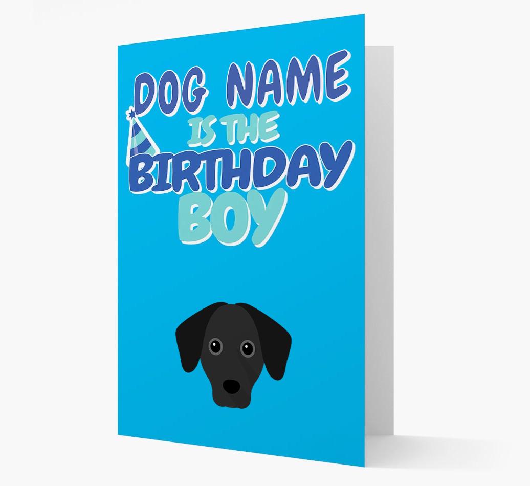 'Birthday Boy' Card with {breedFullName} Icon