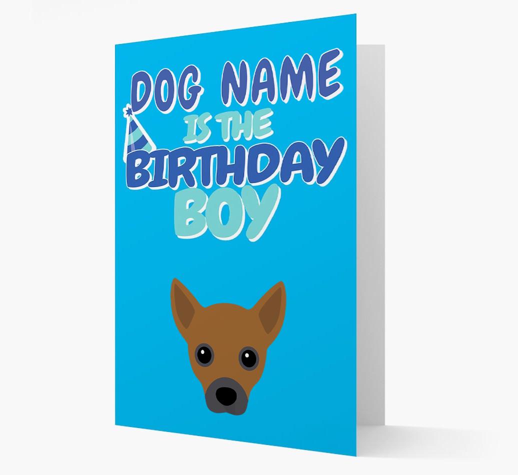 'Birthday Boy' Card with {breedFullName} Icon