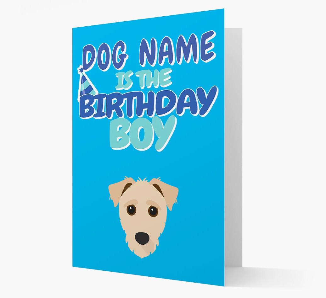 'Birthday Boy' Card with {breedFullName} Icon