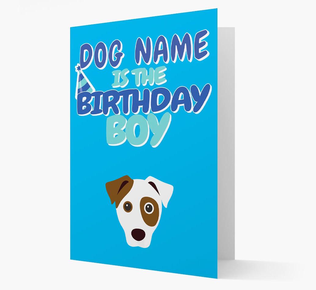 'Birthday Boy' Card with {breedFullName} Icon