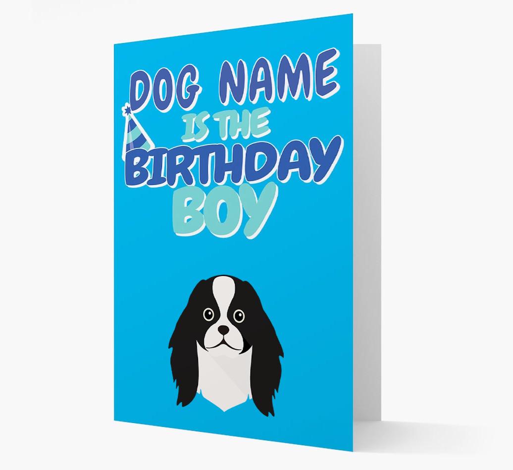 'Birthday Boy' Card with {breedFullName} Icon