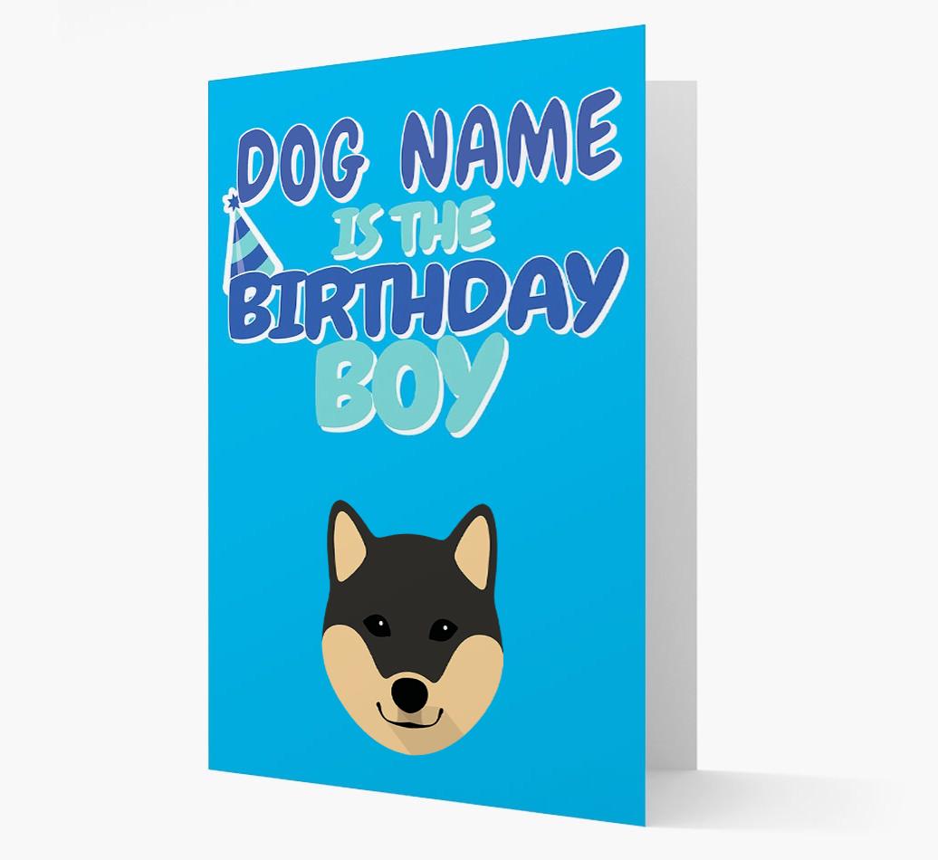 'Birthday Boy' Card with {breedFullName} Icon