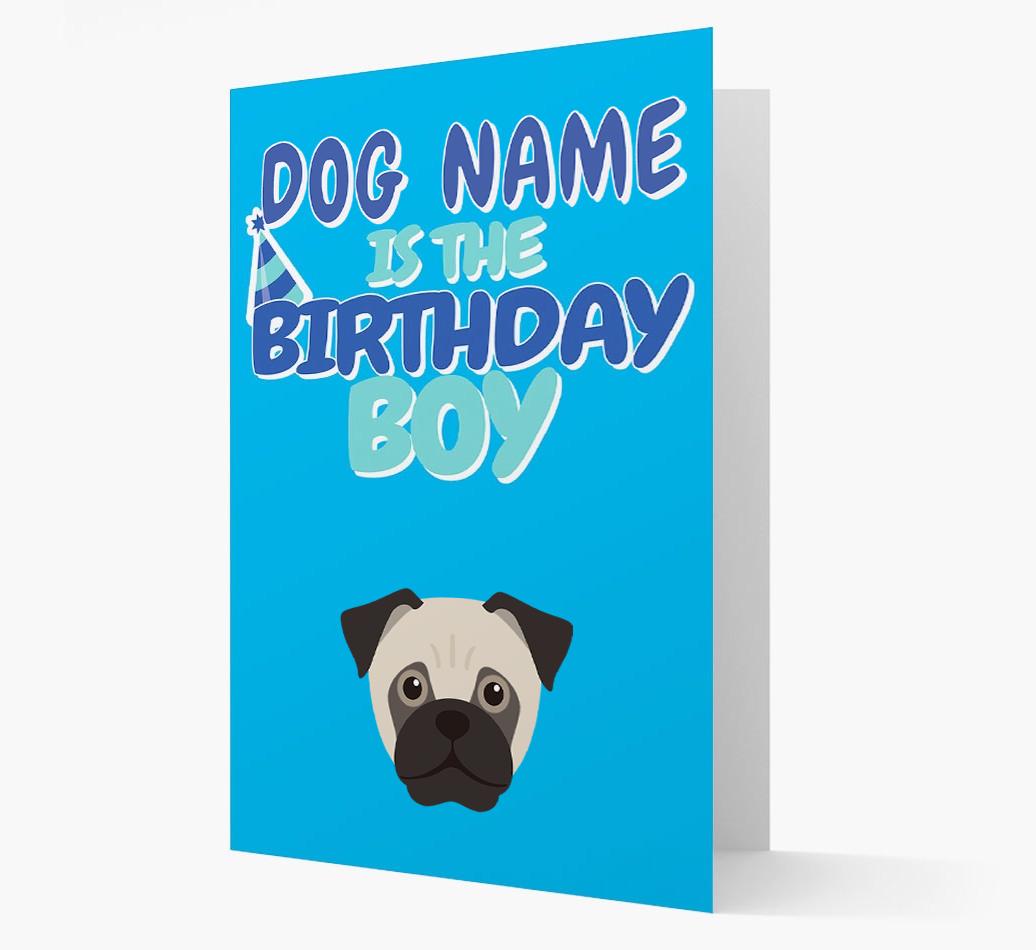 'Birthday Boy' Card with {breedFullName} Icon