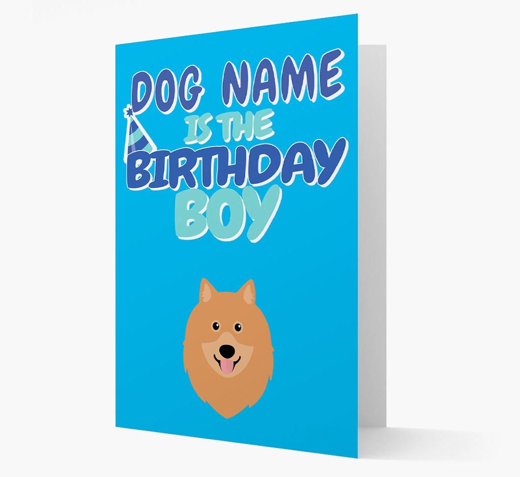 'Birthday Boy' Card with {breedFullName} Icon